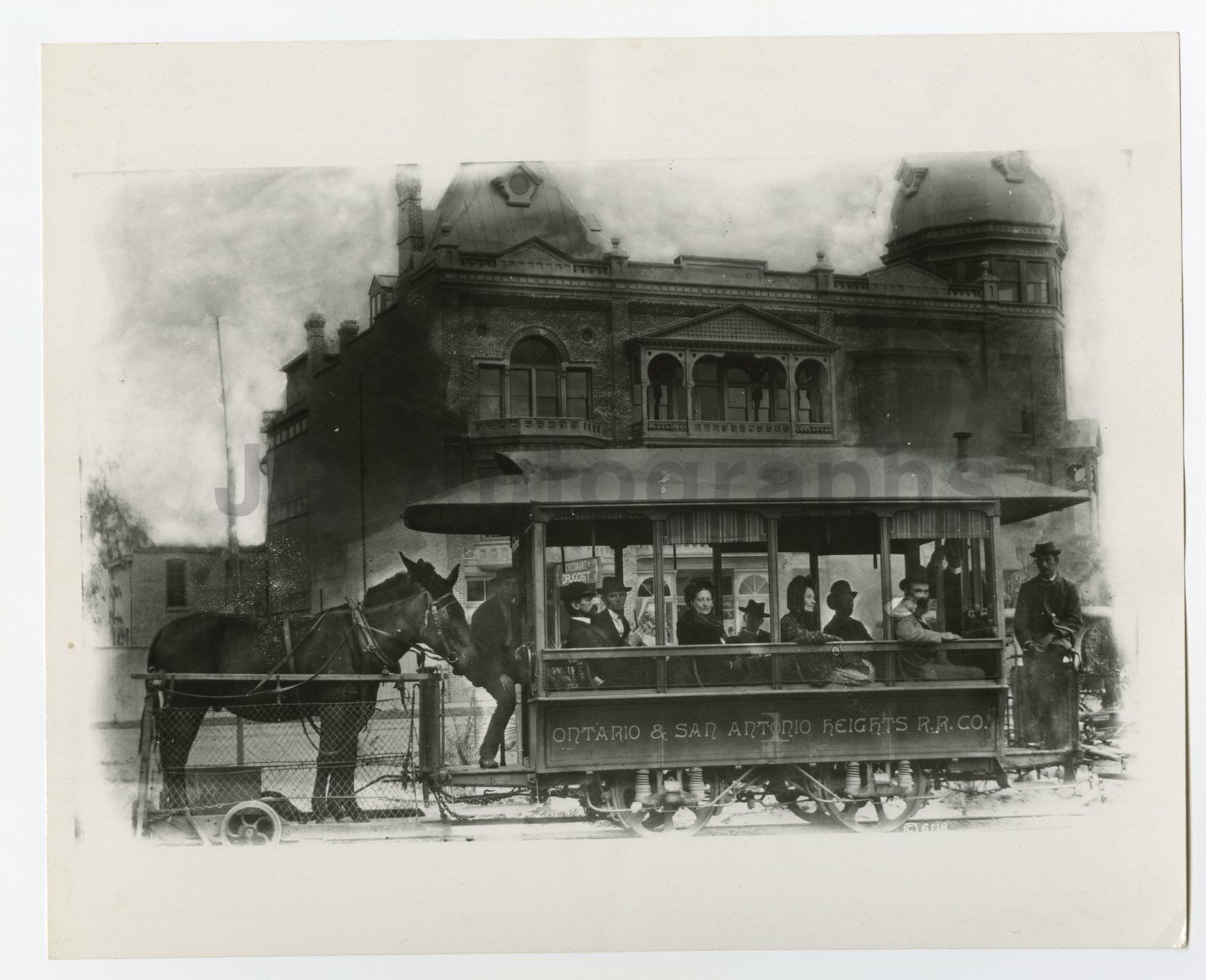 Classic Streetcars - Vintage 8x10 Publication Photo Poster paintinggraph - Los Angeles - 1890