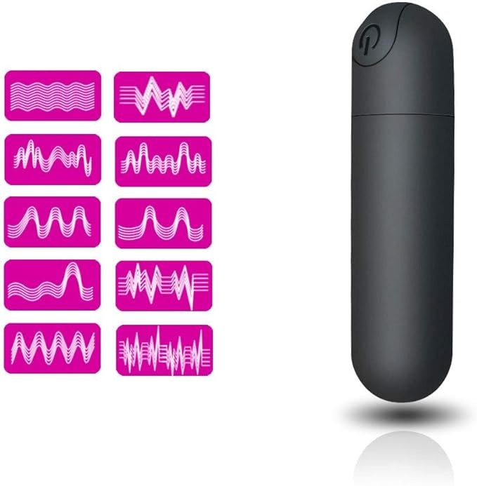 Vibelle - Mini Bullet Vibrator For Women, 10-mode Waterproof Clitoral Nipple & G-spot Stimulator, Usb Rechargeable Travel-size Sex Toy By Rose Toy