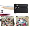 2pcs DIY Diamond Art Diamond Dot Card Pack Diamond Painting Coin Pouch (White Cat)