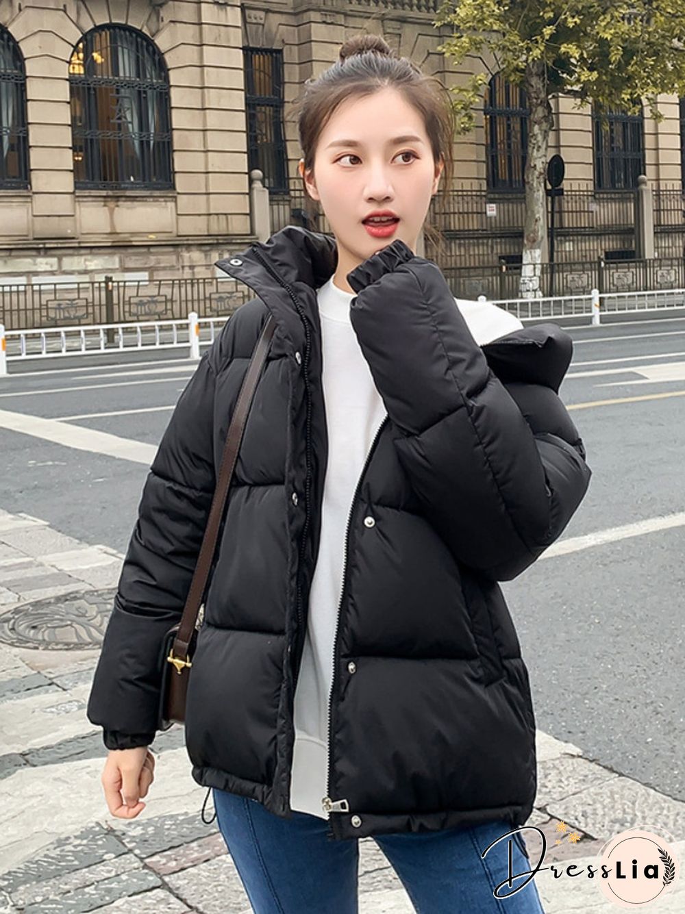 Winter Fashion New Long Sleeve Warm Casual Hooded Cotton Jacket Women's Winter Jacket Women's Winter Down JacketWomen Coat