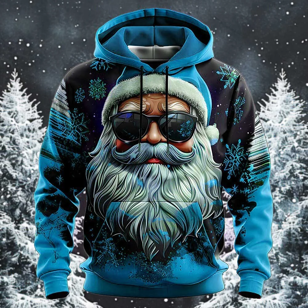 3D Print Christmas Ugly Hoodie-inspireuse