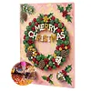 Diamond Painting-DIY Crystal Rhinestone Merry Christmas with Frame(40x30cm)