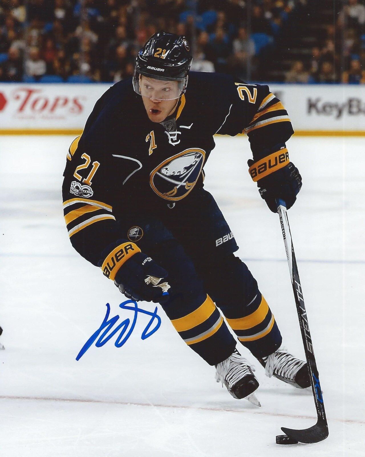 Kyle Okposo Signed 8x10 Photo Poster painting Buffalo Sabres Autographed COA