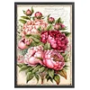 (Big Size)Peony Bouquet - 11CT Stamped Cross Stitch 40*60cm/15.75*23.62in