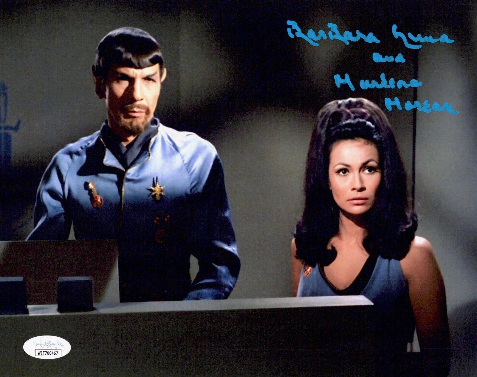 BARBARA LUNA Signed 8x10 STAR TREK ORIGINAL SERIES Photo Poster painting Authentic Auto JSA COA