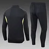 Joyfball 2025/2026 Real Madrid Half-Pull Training Suit Dark grey Football Shirt 1:1 Thai Quality