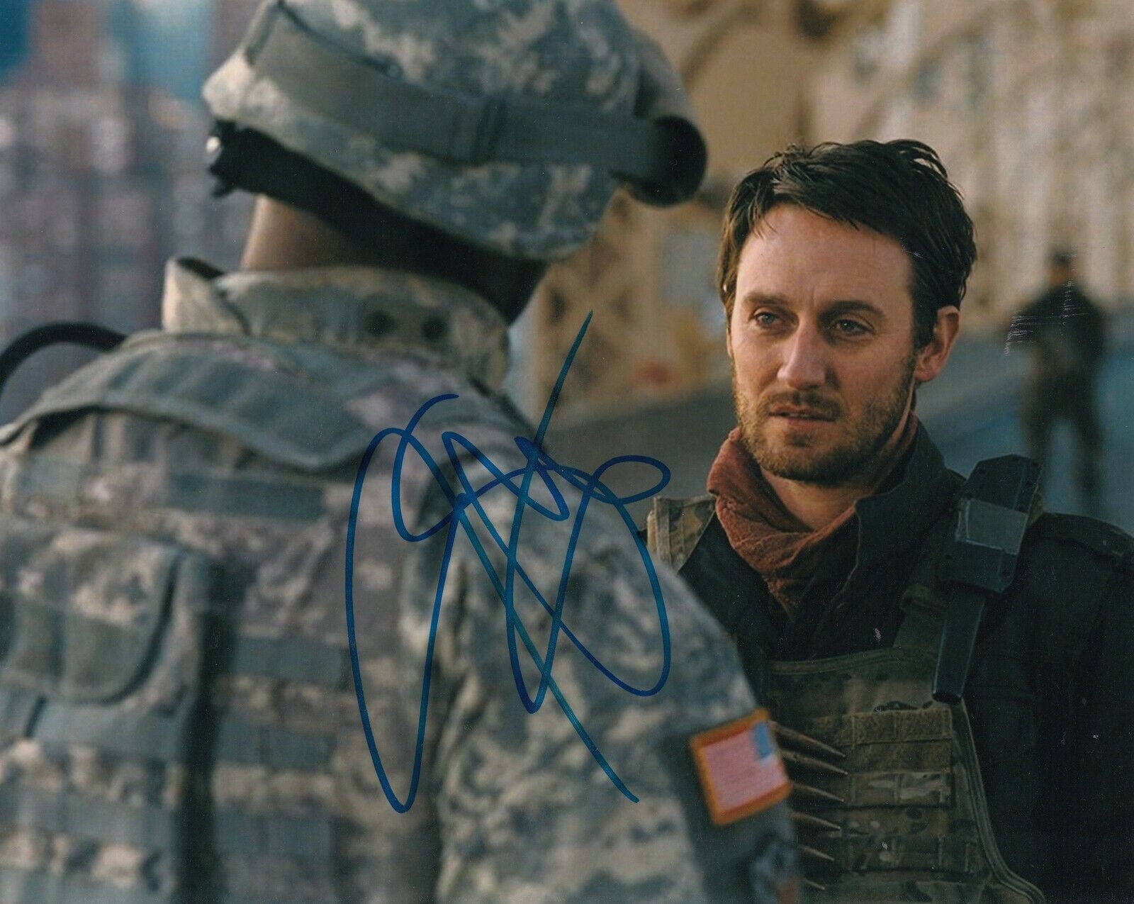 JOSH STEWART signed (BATMAN THE DARK KNIGHT RISES) 8X10 Photo Poster painting *BARSAD* W/COA #1