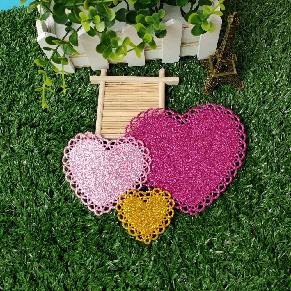 Beautiful three-layer peach lace metal cutting die clipping book paper knife stamping die new style