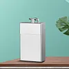 Butt Disposal Box Smell Proof Compact Ash Tray with Carabiner for Outdoor Travel