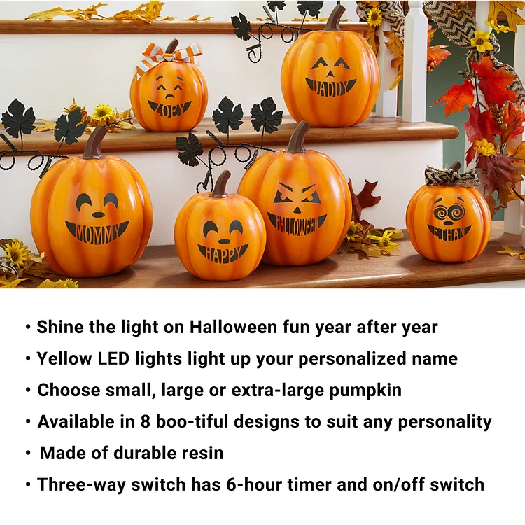 Happy outlet Halloween Theme, Personalized Lamp