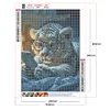 5Diamond Painting -DIY Round Drill Tiger