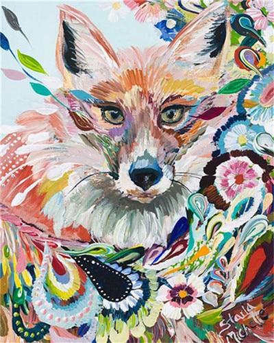 

Fox Graffiti – Paint By Numbers - 40*50CM, 501 Original