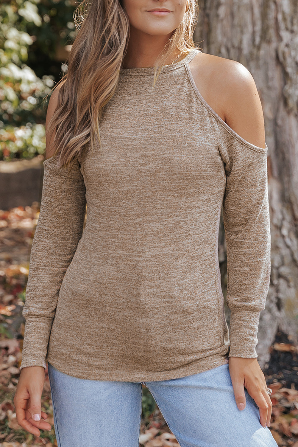 Stylish and Edgy Cold Shoulder Top