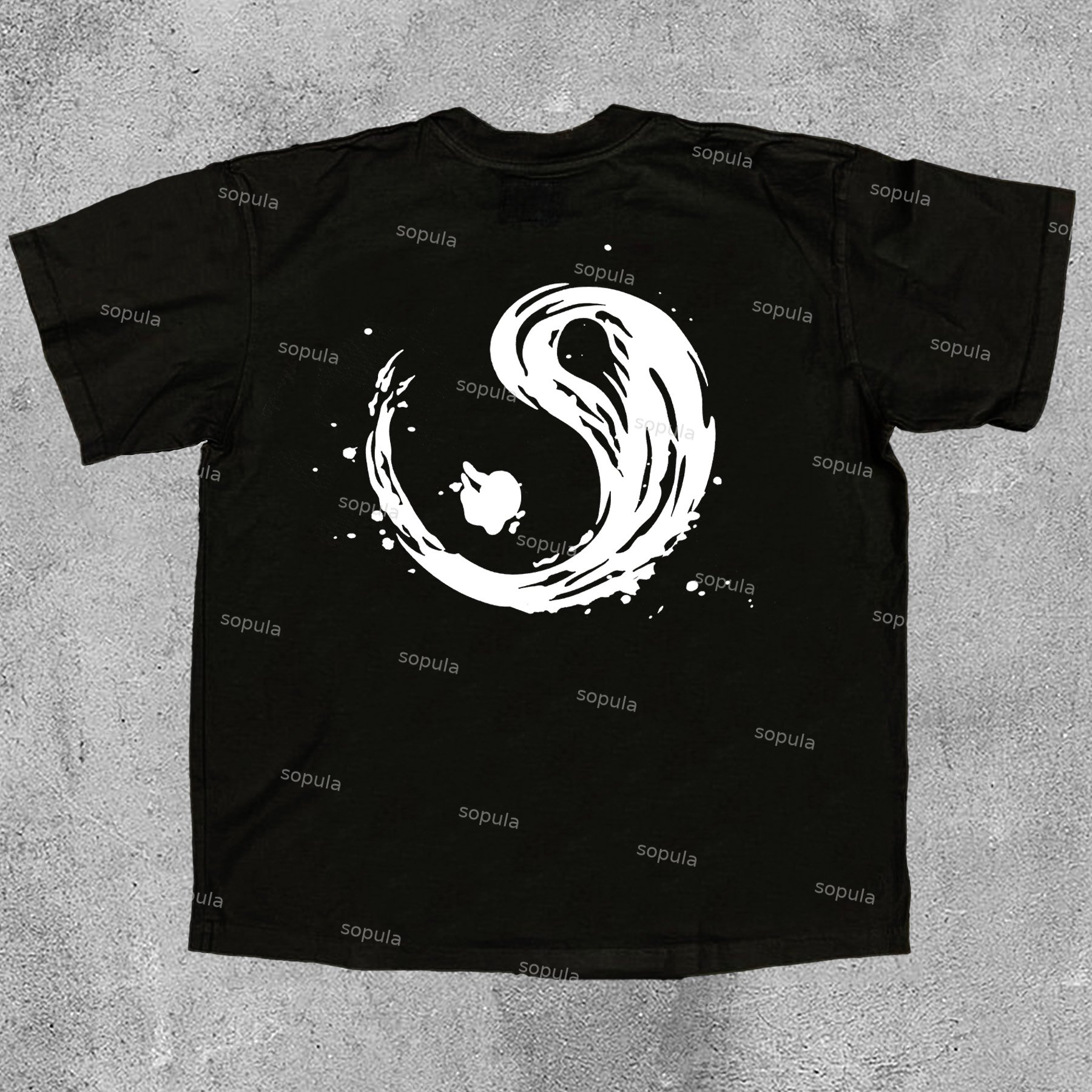 Sopula Tai Chi Bagua Yin Yang Graphic Print Cotton T-Shirt - Sopula｜Premium Graphic Tees & Graphic Clothing