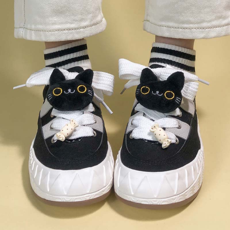 Kitty Candy Canvas Shoes - Modakawa Modakawa