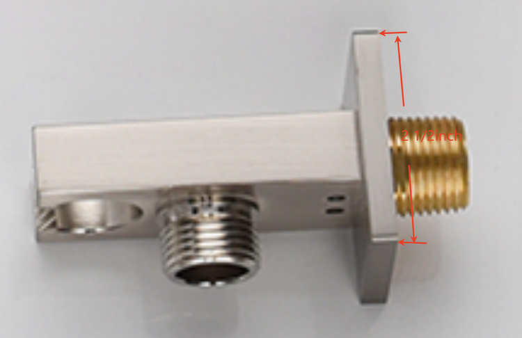 Purchase both the extra valve and the custom escutcheon plate