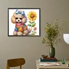 Diamond Painting-DIY Crystal Rhinestone Teddy Dog
