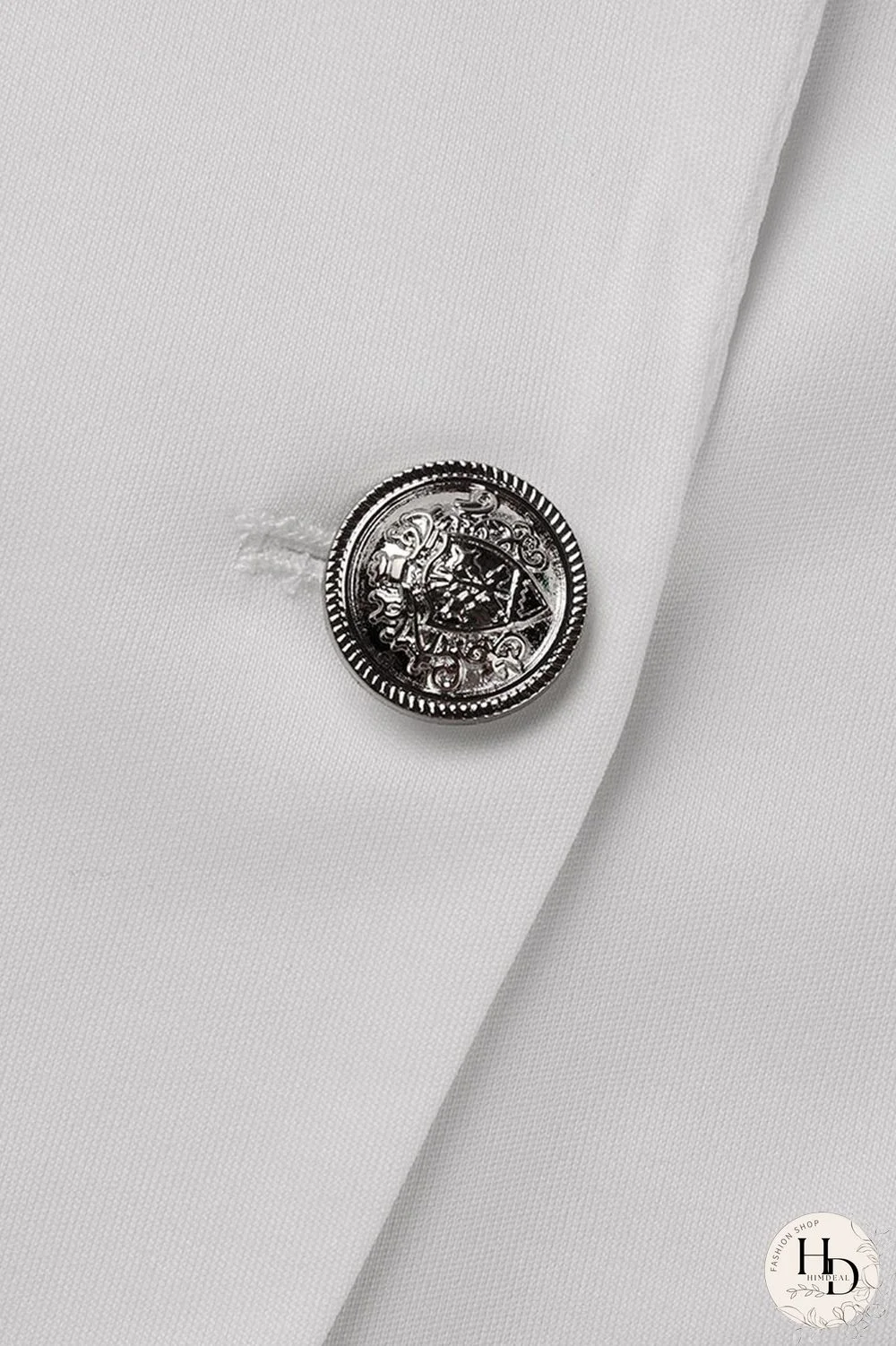 White Casual Solid Patchwork Buttons Turn-back Collar Plus Size Two Pieces