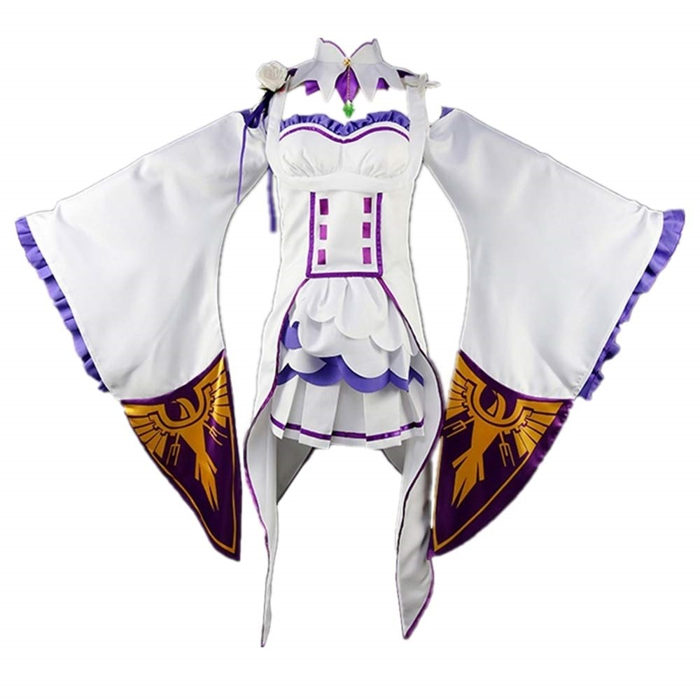 Re Zero Life In A Different World From Zero Emilia Outfit Cosplay Costume