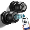 Spherical Fingerprint Lock Smart Door Handle, Fingerprint Smart Lock With APP Control, Biometric Door Lock Bluetooth Smart Lock, Easy To Install Door Lock, Suitable For Home Bedroom, Cloakroom, Hotel, Apartment Office(Tuya Bluetooth APP)