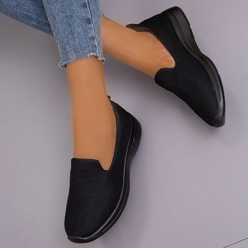 Spring Autumn Women Casual Sport Sneakers Women's Breathable Slip-On Shoes Female Light Platform Shoes Zapatillas Mujer