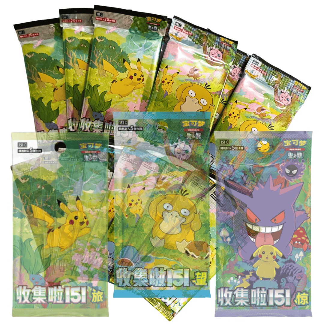 [S Chinese ] Single Booster Packs Collection 2025 Pokemon Chinese 151 ...