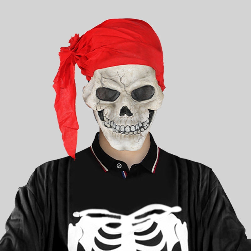 Vintage Style Exaggerated Funny Skull Pvc Halloween Unisex