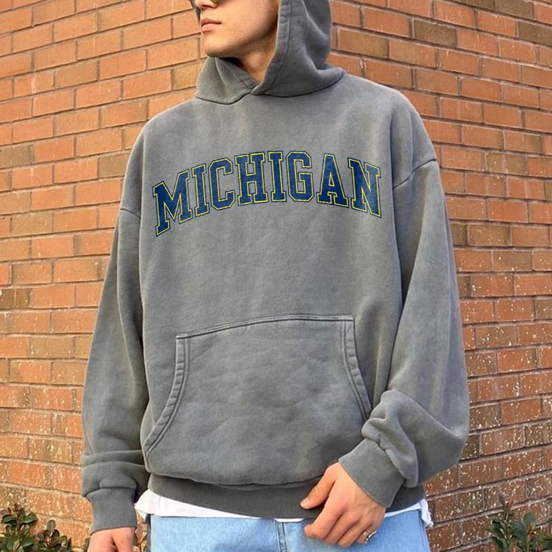 Men's Graphic Print Hoodie