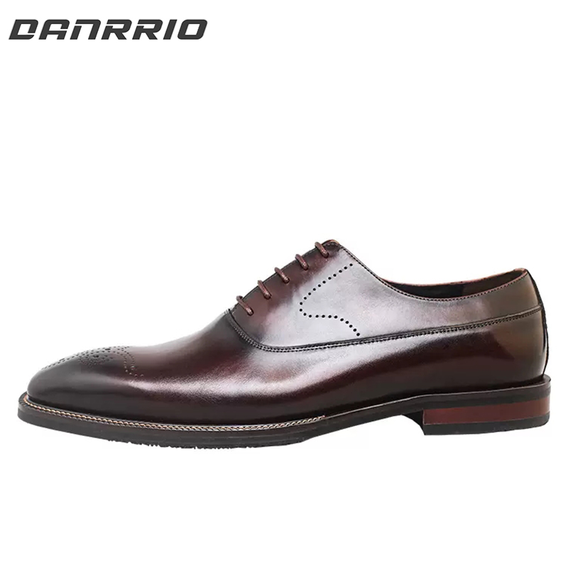 DANRRIO Brogues Carved British Style Oxfords|Handmade Business Oxford Shoes DANRRIO.COM DANRRIO