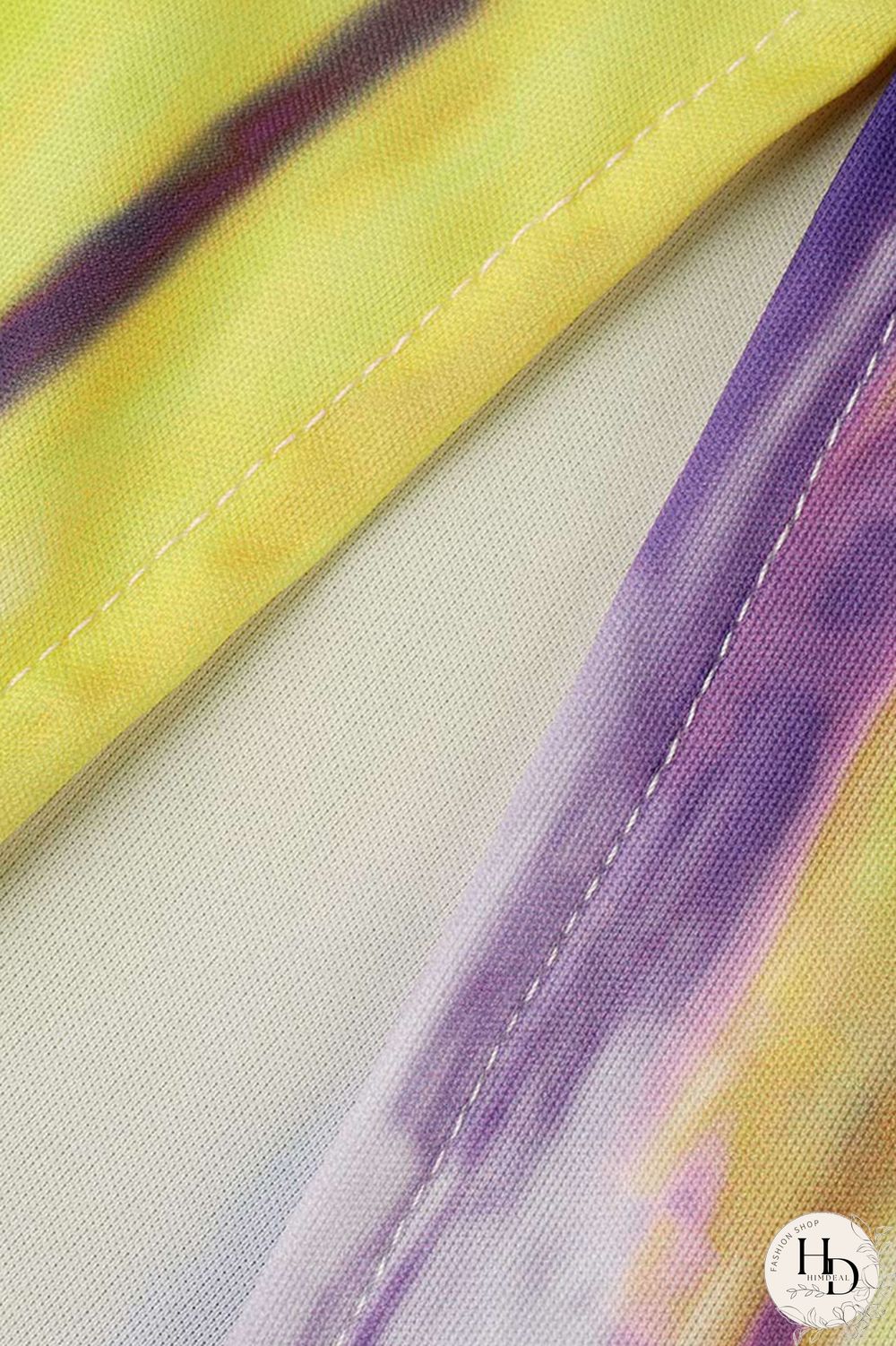 Yellow Sexy Print Hollowed Out Patchwork Slit Spaghetti Strap One Step Skirt Dresses