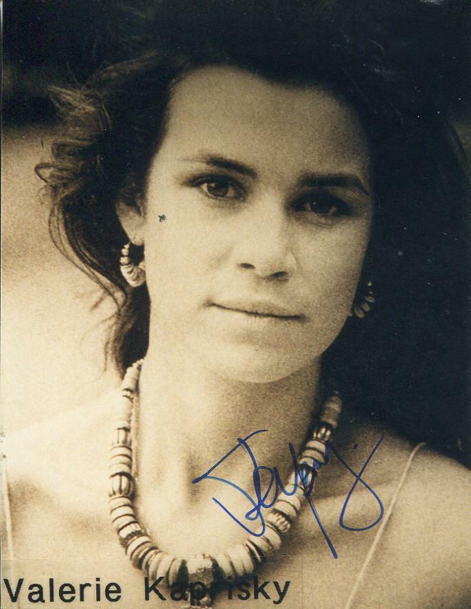 Valerie Kaprisky autograph, French ACTRESS, signed Photo Poster painting