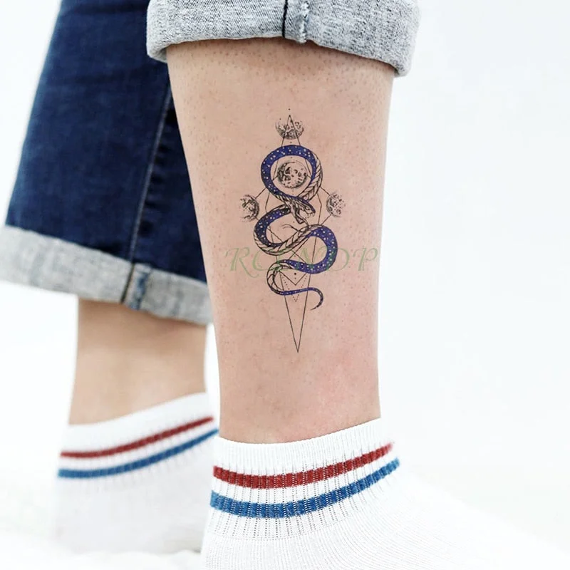Waterproof Temporary Tattoo Sticker Cat Fox Animal Fake Tatto Flash Tatoo Neck Hand Back Foot Shoulder for Kids Women Men