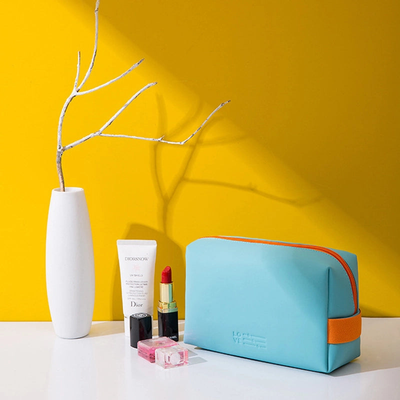 Women’s All Seasons Pu Leather Vacation Cosmetic Bag