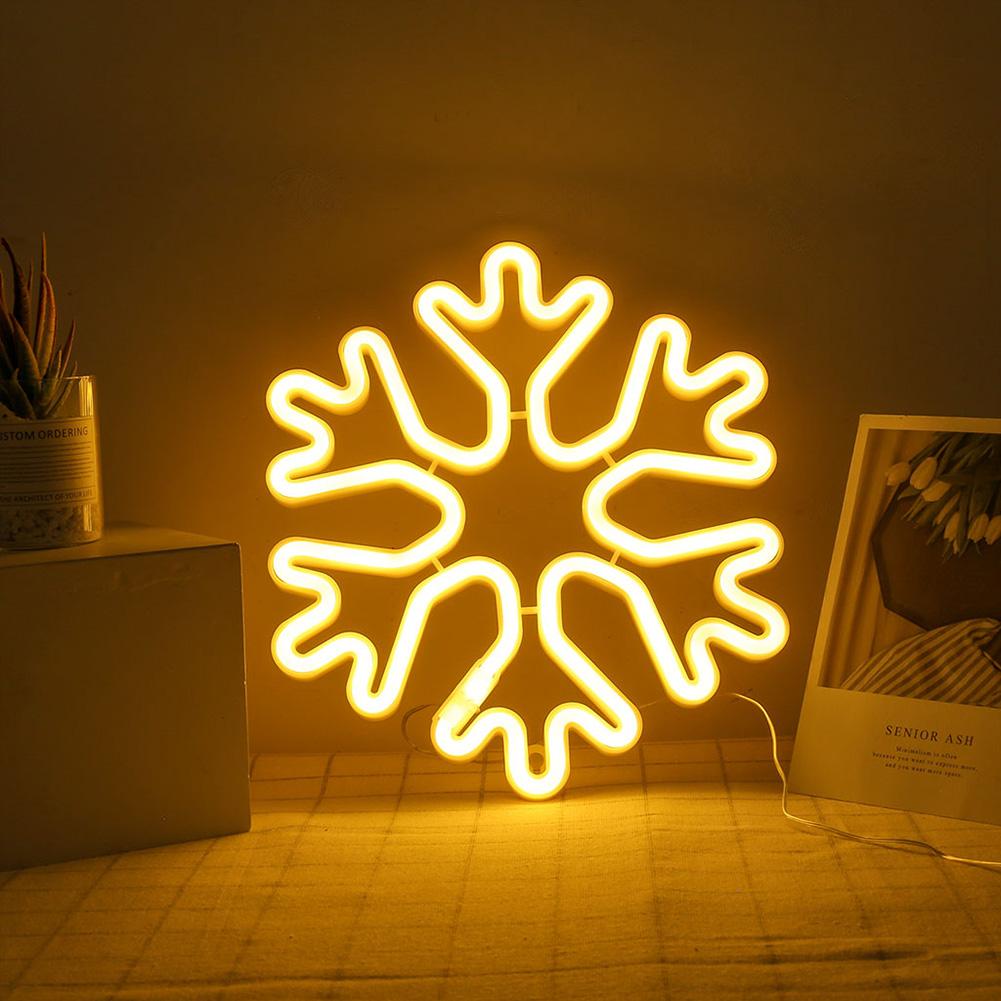 

Snowflake LED Neon USB Battery Valentine Xmas-Neon Night Light, 501 Original