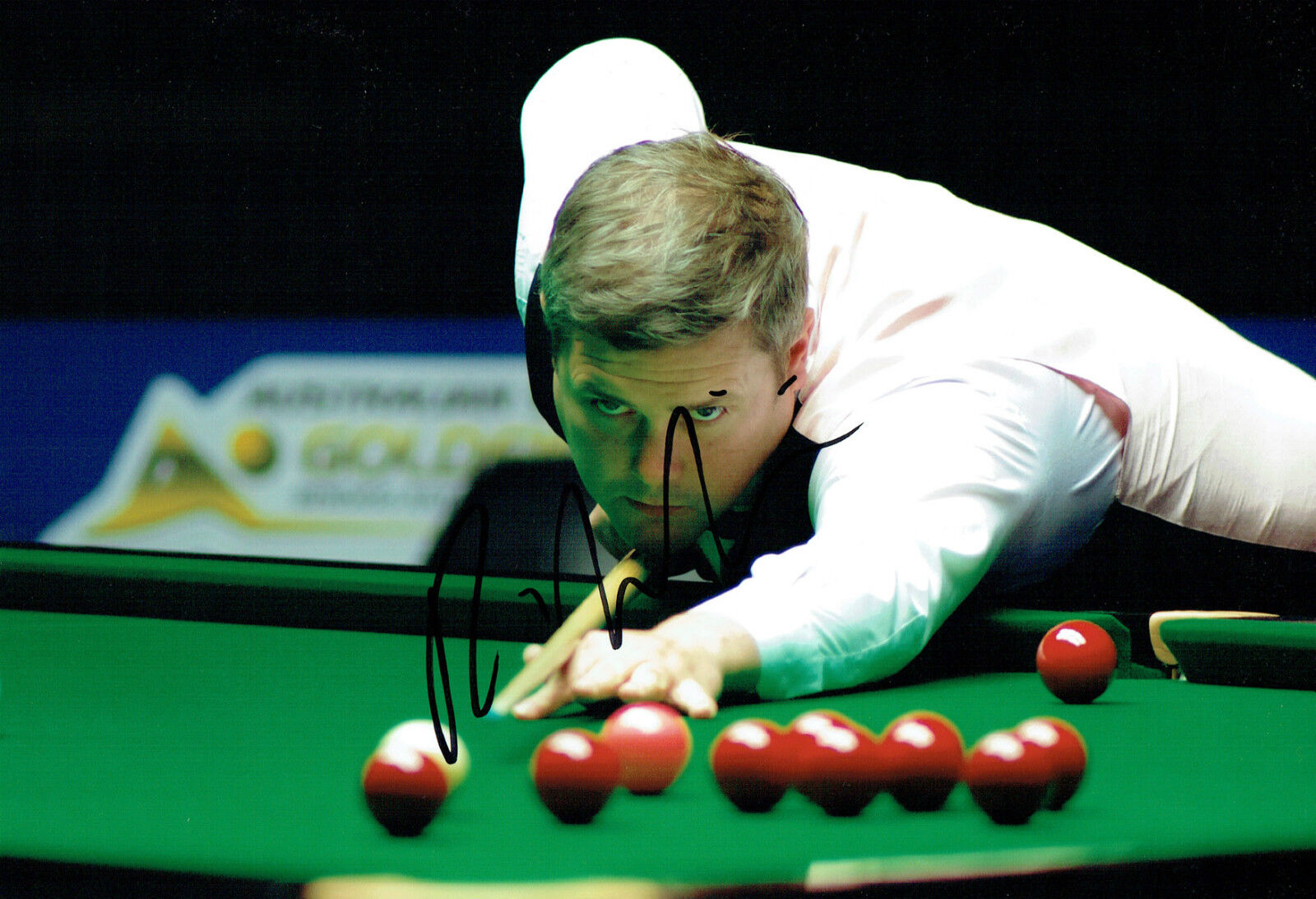 Robert MILKINS Signed 12x8 Photo Poster painting Autograph Sheffield Crucible Snooker AFTAL COA