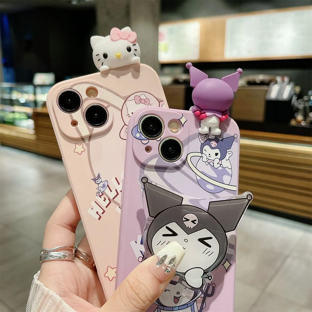 Kuro and Kitty Astronaut Phone Case