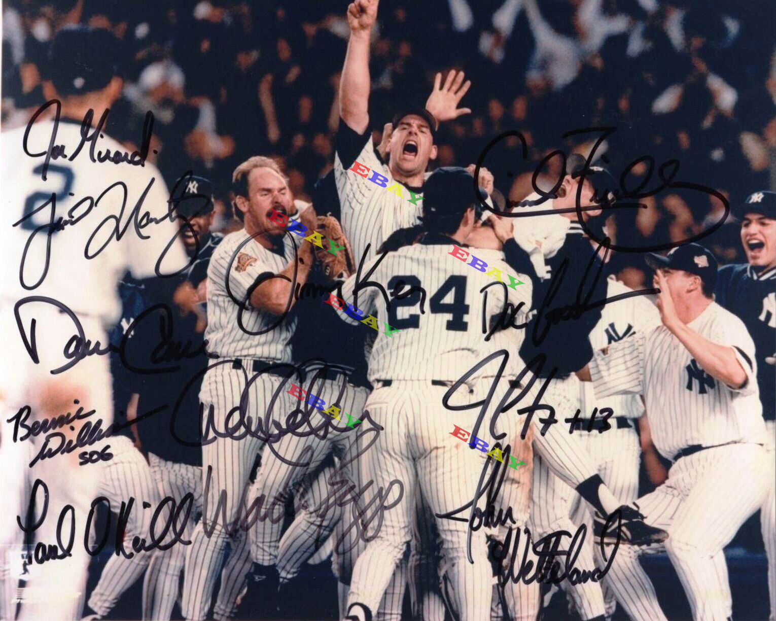 96 New York Yankees Autographed Signed 8x10 Photo Poster painting Reprint