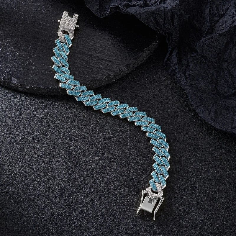 Hip-hop Necklace Alloy Inlay Rhinestones Men’s Necklace