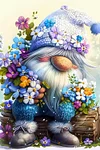 Luxury AB Velvet Diamond Painting Kit - Gnome