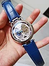 Turing Pilot's Watch: Stylish Large Dial, Automatic Skeletonized, Moon Phase, Men's Mechanical Watch