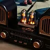 Golon RX-998 Black Nostalgic Rechargeable Radio Bluetooth Speaker USB TF Card FM/AM/SW 3 Bands