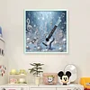 Guitar-11CT Stamped Cross Stitch 40*40cm/15.75*15.75in