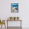 Diamond Painting-DIY Full Round Drill Beach Scenery