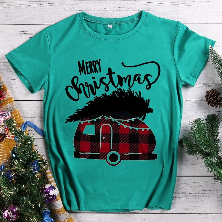 Merry Christmas T-Shirt Tee -08584-Annaletters