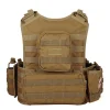 NIJ IV One-Button Release Multifunctional Hanging Tactical Vest Breathable Wear-Resistant Bulletproof Vest