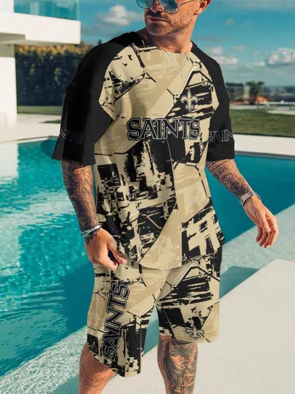 New Orleans Saints Limited Edition Top And Shorts Two-Piece Suits