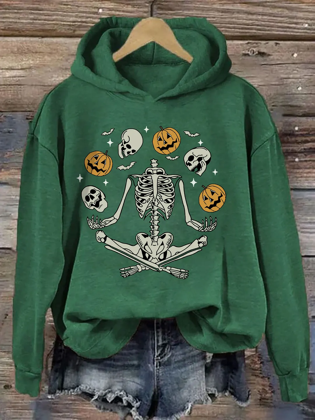 Funny Skeleton Halloween Hoodie