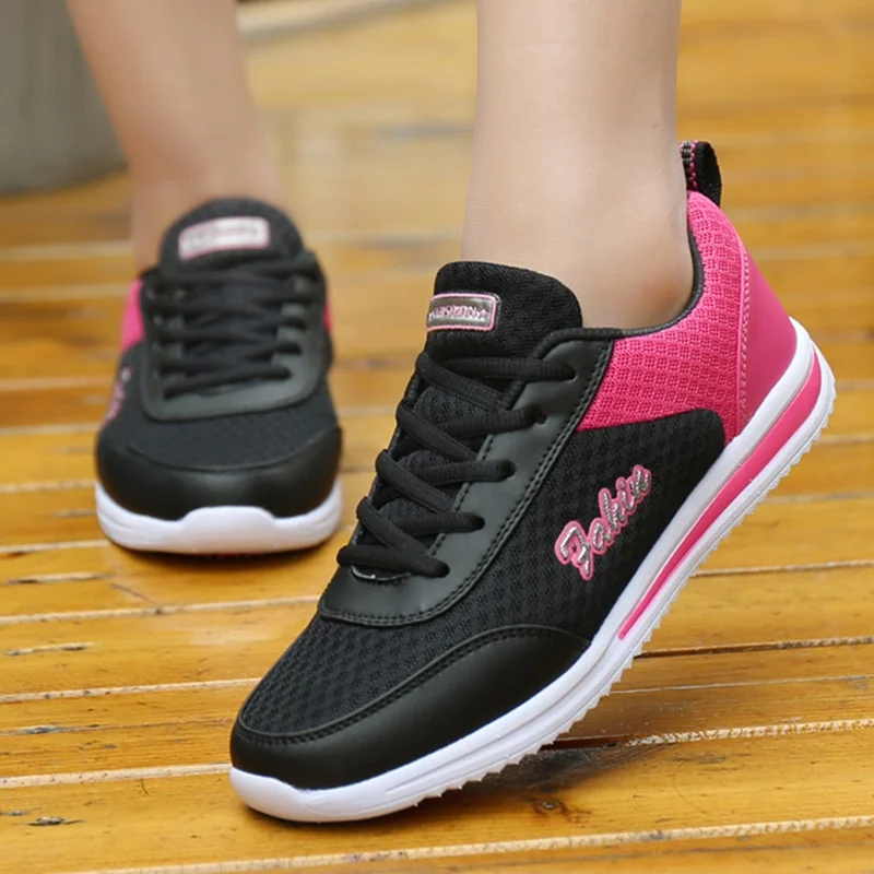 Qengg Women Shoes Spring Summer Sneakers For Basket Femme Breathable Women Casual Shoes Trainers Gym Zapatillas Mujer Vulcanized Shoes