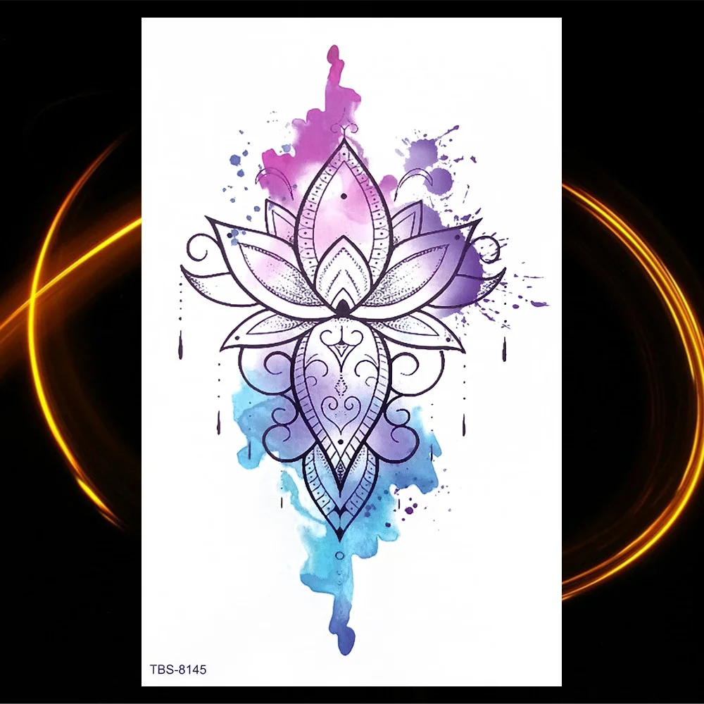 Sdrawing Skeleton Fake Temporary Tattoos For Women Men Green Snake Rose Daisy Flower Tattoo Scorpion King Body Thigh Waterproof Tatoo