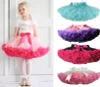 Kid Baby Girls Fluffy Chiffon Solid Colors Tutu  Dance Skirt Dress